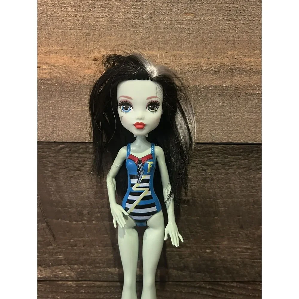 Monster High Doll Frankie Stein Bathing Blue Swim Suit‎ Mattel 2017